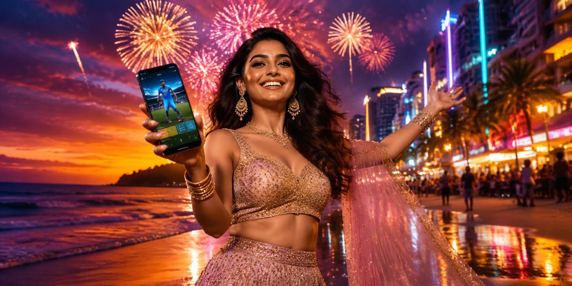 Live cricket betting at Goa beach with Bollywood vibes